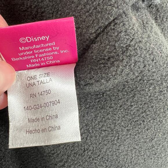 Disney Minnie Mouse Ears Fleece Knit Hat Youth OS Winter Snow Bow Stocking Cap - Picture 8 of 8